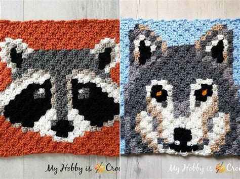 animal graphghan square ideas  crochet patterns