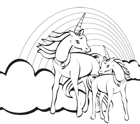 fluffy unicorn cute baby unicorn coloring pages coloring page