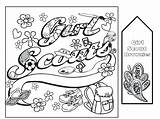 Coloring Scout Girl Brownie Pages Daisy Getdrawings Getcolorings sketch template