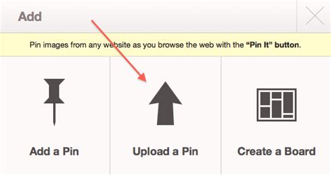 how do i add a pin to my pinterest board benchmark email
