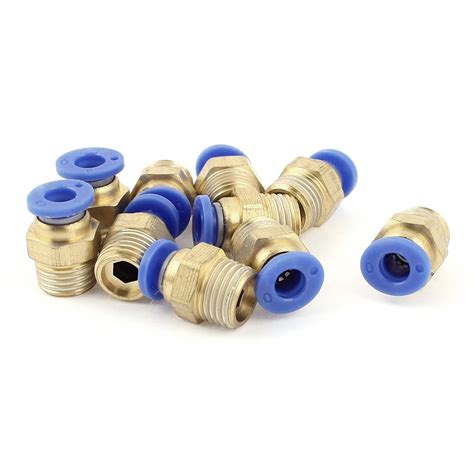 pcs compressed air hose mm male thread mm hose connection quick