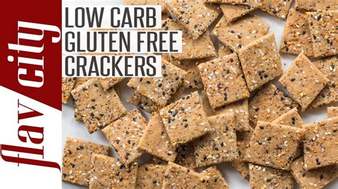 Low Carb Gluten Free Crackers Keto Snack Attack Youtube