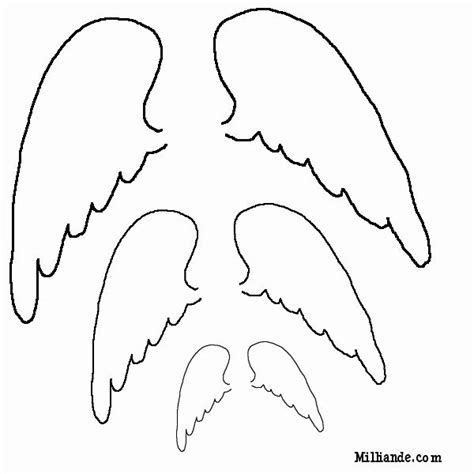 angel wing templates printable    patterns  print