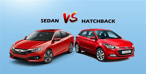 sedan  hatchback    key differences