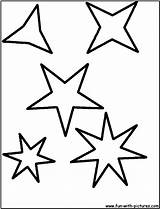 Star Coloring Shapes Drawing Shape Kids Pages Printable Stars Outline Drawings Clipart Print Five Cliparts Library Various Fun Clip Getcolorings sketch template