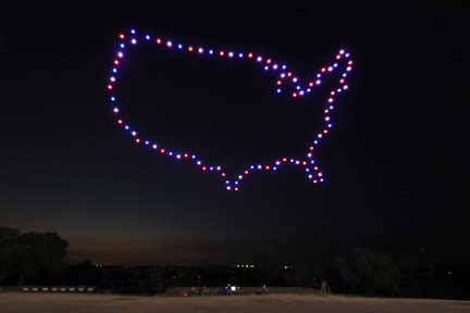los angeles ca drone light shows sky elements