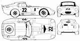 Daytona Shelby Cobra Coupe Blueprints Car Willys Ags Blueprint 1966 1965 Clipart Gomotors Banshee Fiberfab Cliparts Ford Hear Wail Size sketch template