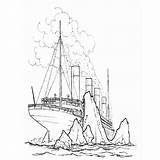 Titanic Bateau Gratuit Rms Sinking Barco Navio 2046 Imprimé Fois sketch template
