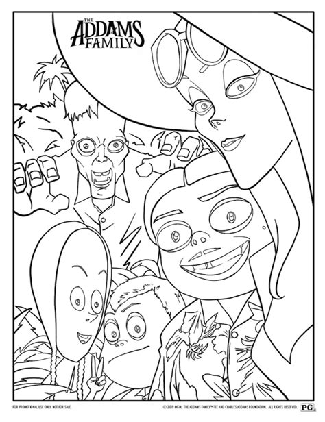 addams family coloring sheets coloring coloring pages