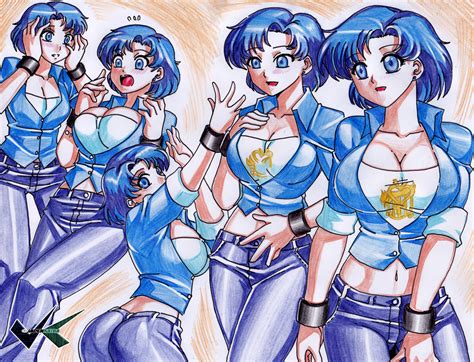 Commission Sailor Mercury Mask Henshin Part 2 By