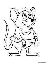 Mouse Coloring Pages Printable sketch template