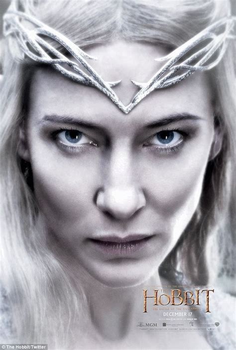 Cate Blanchett S Poster For The Hobbit Battle Of The Five Armies Is