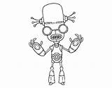 Coloring Evil Robot Io Slither Pages Mal Robo Colorir Template Pintar Coloringcrew Desenhos sketch template