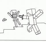 Coloring Minecraft Pages Skins Popular sketch template