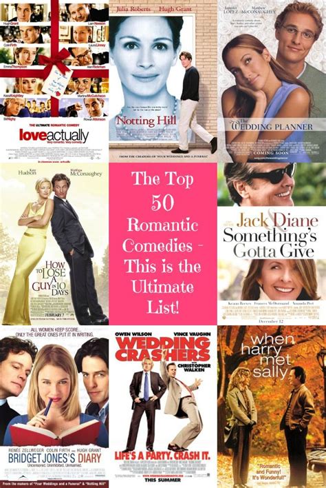 top 50 romantic comedies the ultimate list romantic comedy movies