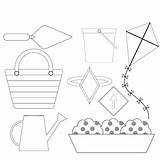 Shape Objects Diamond Trapezoid Coloring Shapes Template 2d Clip sketch template