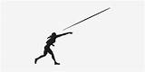Javelin Throw Clipart Athlete Nicepng Svg Approach Library Transparent sketch template