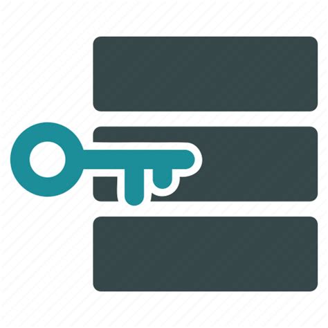 Access Key Data Base Database Login Password Secure Security Icon