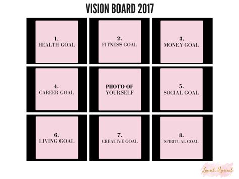 vision board  printable laurel musical