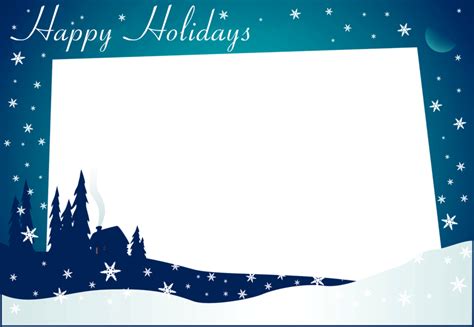 christmas card template clipart   cliparts  images