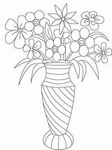 Jarron Vase Coloring Coloring4free 10dibujos Paginas sketch template