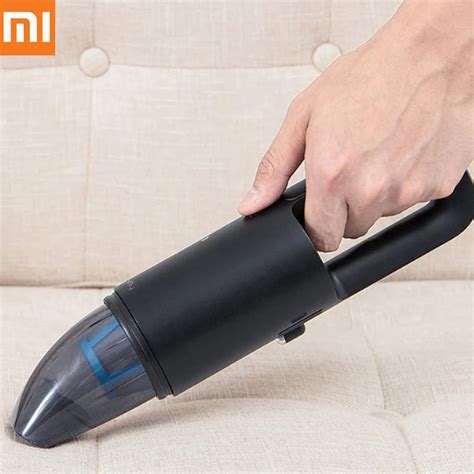 xiaomi cleanfly fvq portable wireless handheld vacuum cleaner    nozzle  led light car