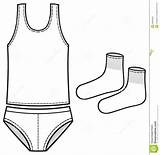 Singlet Underwear Intima Uomo Biancheria Clipground sketch template