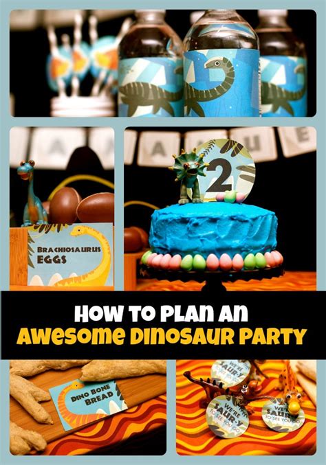 plan  dinosaur themed birthday party kids activities blog
