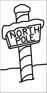 Pole North Clip Clipart Sign Drawing Northpole Clipground Getdrawings sketch template