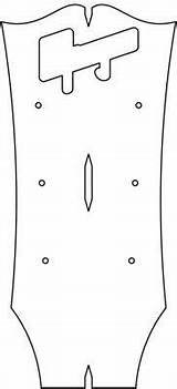 Epiphone Headstock sketch template