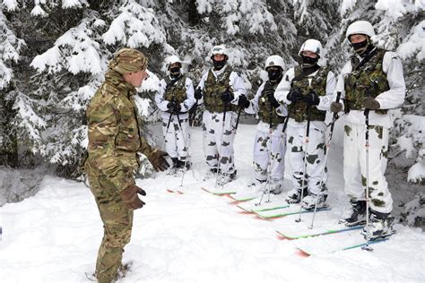 british army soldiers deliver cold weather training  british army