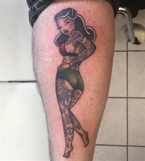 90 Best Pinup Tattoo Girl Designs And Meanings Add Style In 2019