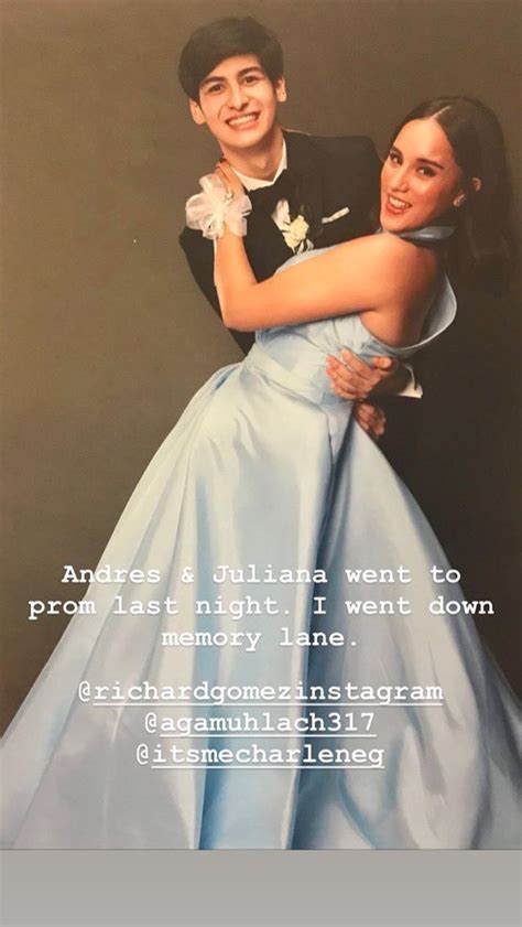 look juliana gomez goes to the prom with andres muhlach push ph your ultimate showbiz hub