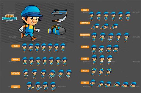 game character sprites  game assets graphicriver
