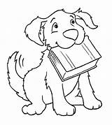 Coloring Pages Dogs Dog Printable Kids sketch template