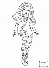 Descendants Coloring Uma Pages Printable Getcolorings Color sketch template