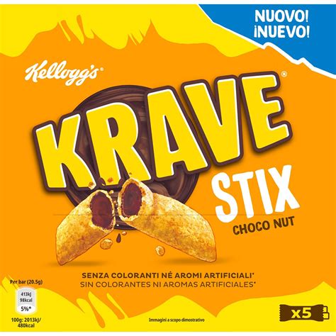 Comprar Krave Stix Cereales Rellenos De Chocolate Paquete 102 5 G