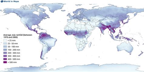 map  world rainfall road map   united states