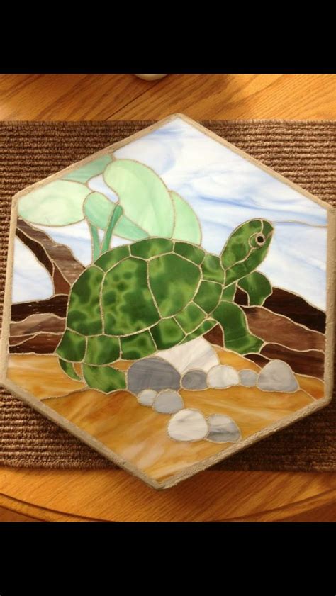 turtle mosaic stepping stones mosaic rocks stone mosaic mosaic glass