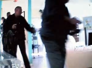 terrified woman watches live online as burglars break into her home