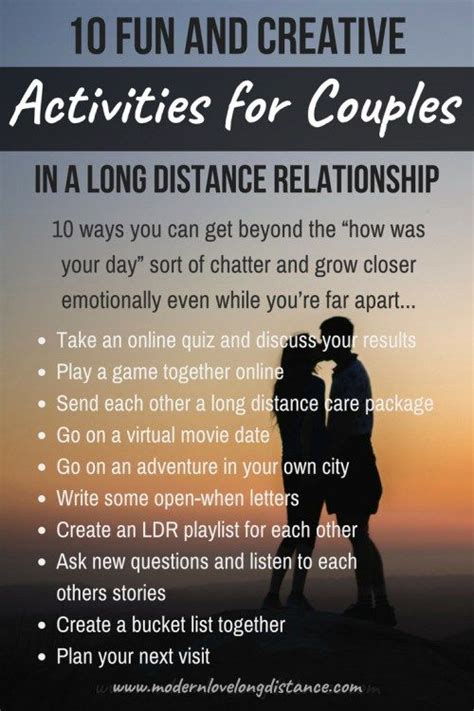 10 fun long distance relationship activities for couples