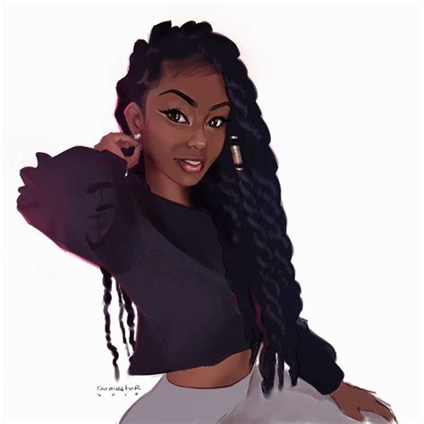 Girls — Tooninator Black Girl Magic Art Black Girl Cartoon Black