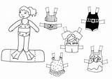 Colorear Para Vestir Prendas Con Dibujos Niña Dibujo Beach Ropa Recortables Niños Niñas Animales Ninos Google Nena Verano Buscar Paper sketch template