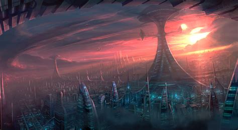 alien city science fiction photo  fanpop