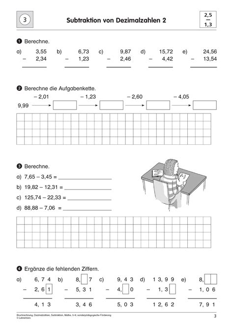 sopaed unterrichtsmaterial mathematik bruchrechnung