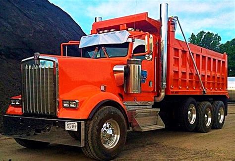 kenworth wb dump truck usa camion clasico camiones grandes