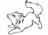 Wolf Coloring Pages Baby Cute Colouring Drawing Drawings Printable Awesome Clipart Color Anime Easy Animal Kids Print Chibi Lobo Clipartbest sketch template