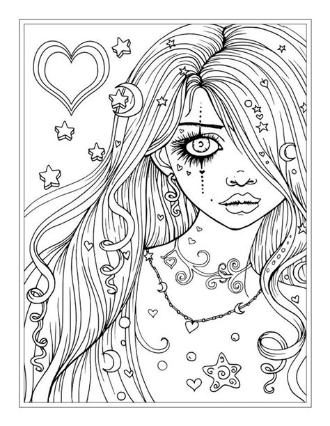 cool girl coloring page  printable coloring pages  kids