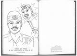 Rapper Coloring Book Chance Lyrics Literally Very Color Entire Page7 sketch template