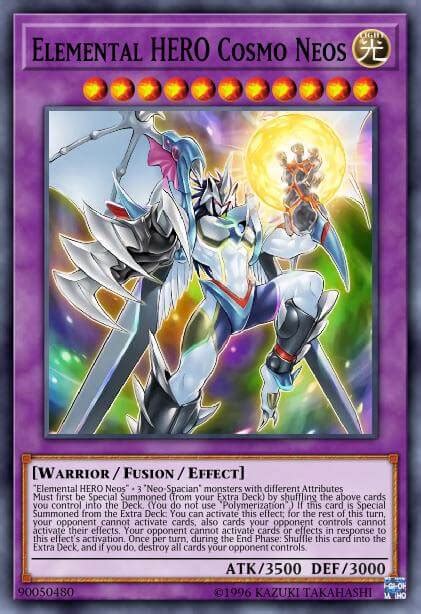elemental hero cosmo neos card information yu gi